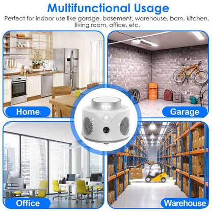 360° Ultrasonic Mice Repellent Indoor with 3 Modes 9 Strobe Lights DailySale