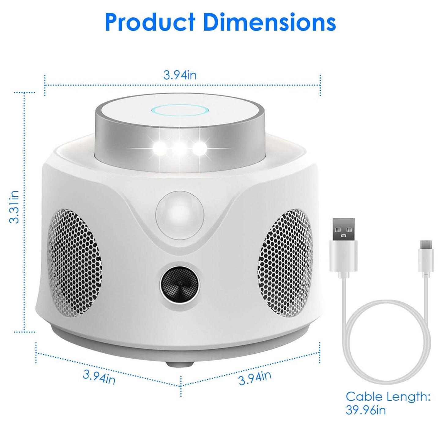 360° Ultrasonic Mice Repellent Indoor with 3 Modes 9 Strobe Lights DailySale