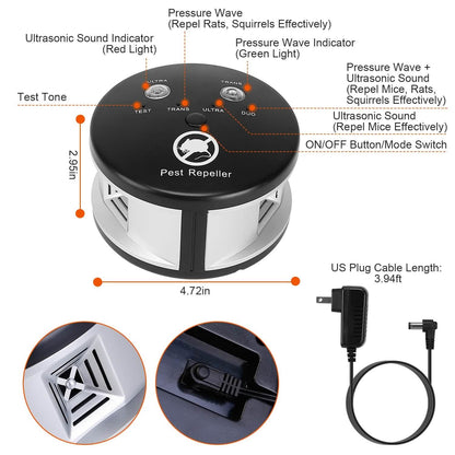 360° Ultrasonic Pest Repeller Electronic Plug-in Pest Control DailySale