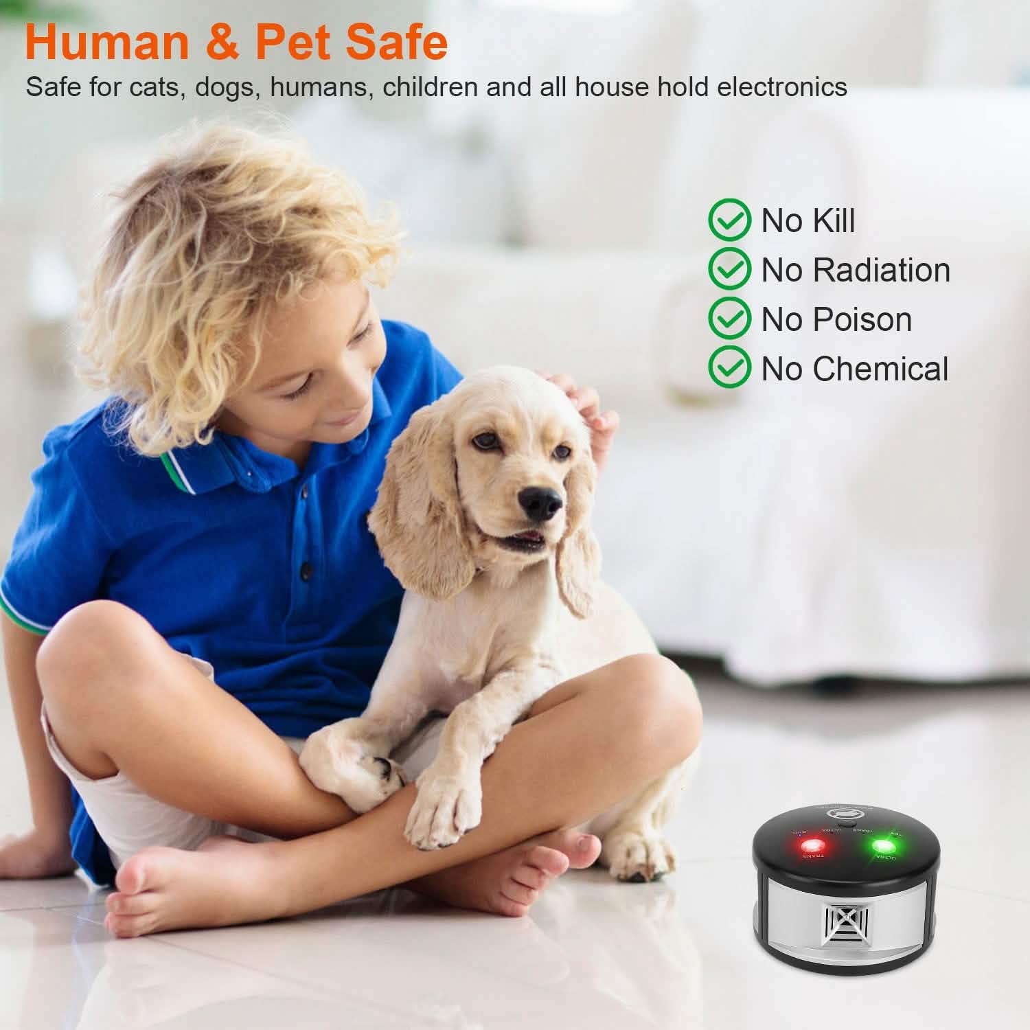 360° Ultrasonic Pest Repeller Electronic Plug-in Pest Control DailySale