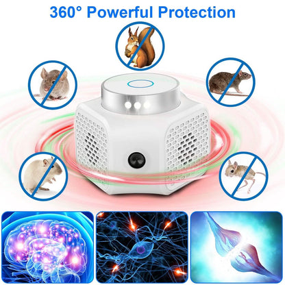 360° Ultrasonic Rodent Chaser Electronic Plug-in Mouse Control DailySale