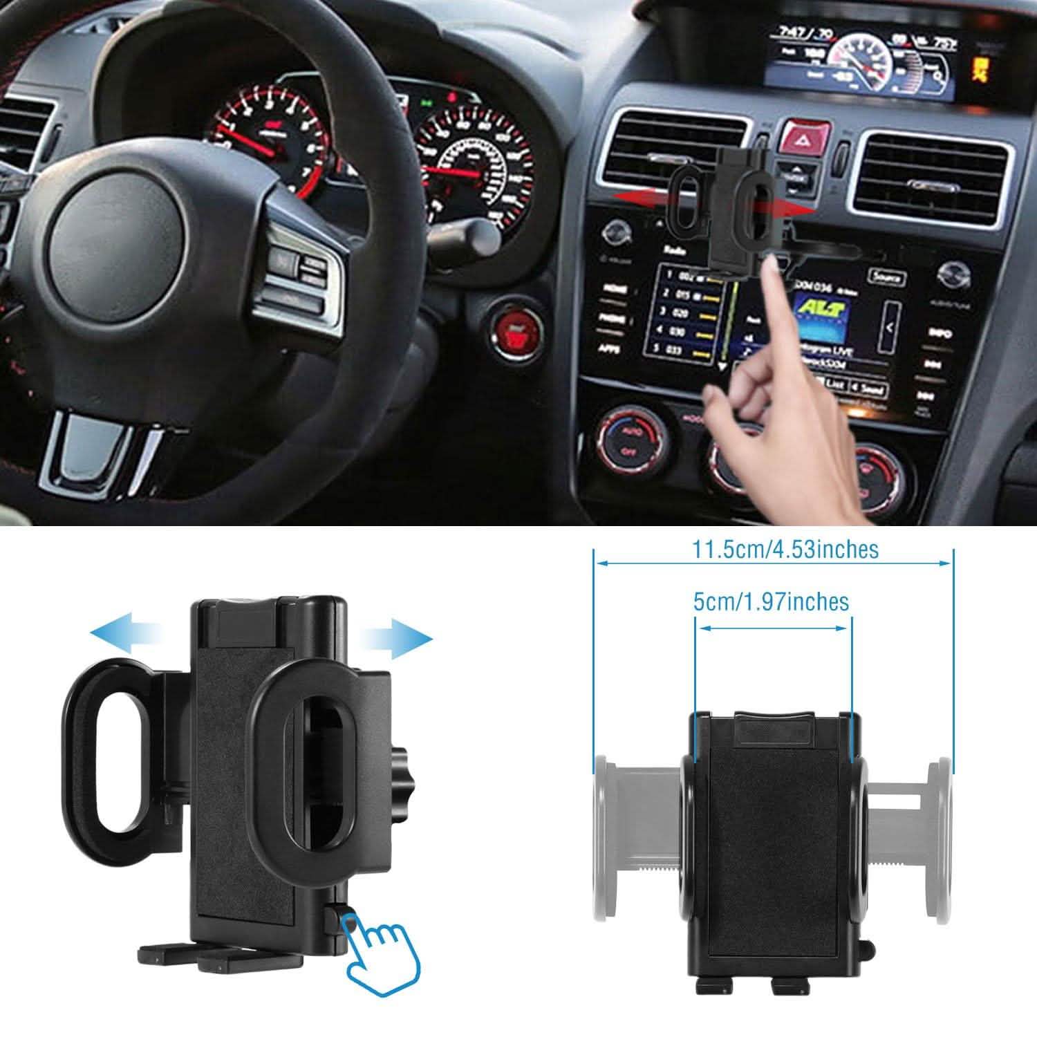 360° Universal CD Slot Car Phone Mount DailySale