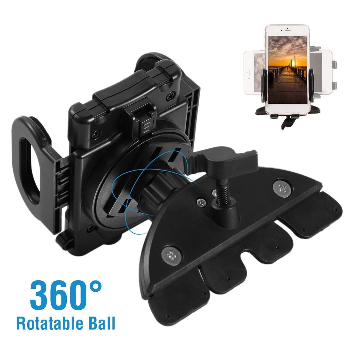 360° Universal CD Slot Car Phone Mount DailySale