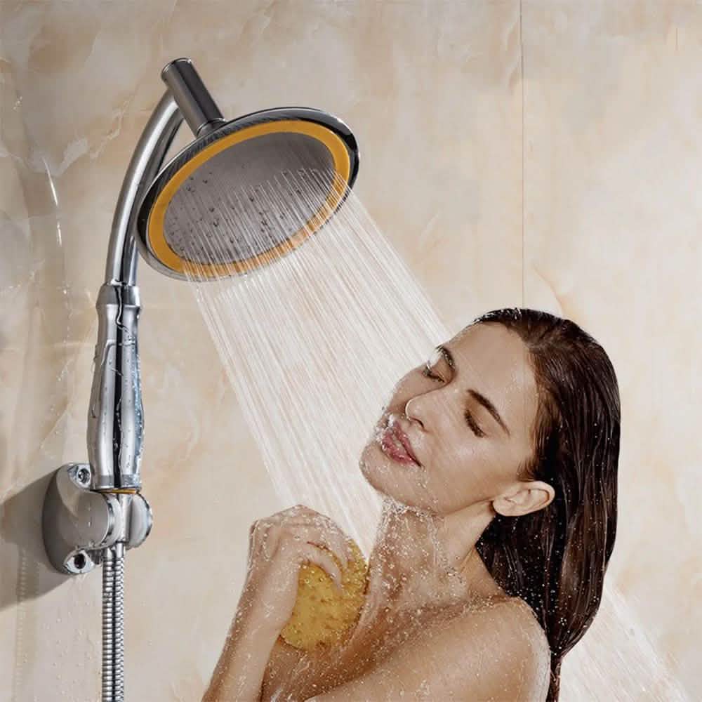 360°Rotatable Adjustable Bathroom Rain Shower Head Spray DailySale