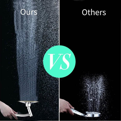 360°Rotatable Adjustable Bathroom Rain Shower Head Spray DailySale