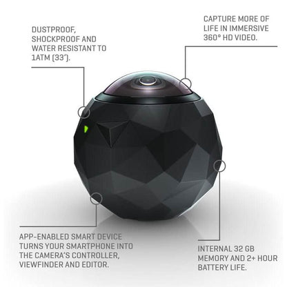 360fly 32GB 360 HD Video Camera (Refurbished) DailySale