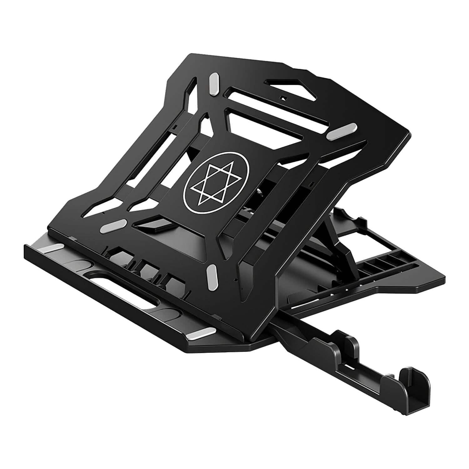 360º Rotating Laptop Riser Stand with Phone Stand 8 Level Adjustable Height DailySale