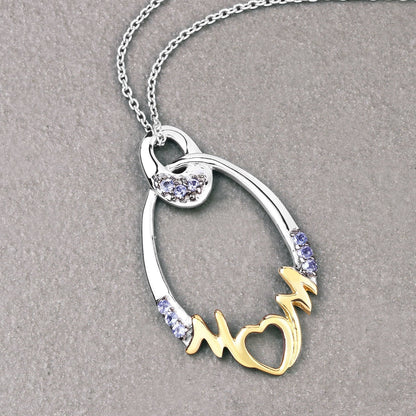 0.18 Carat Genuine Tanzanite .925 Sterling Silver Pendant Bids.com