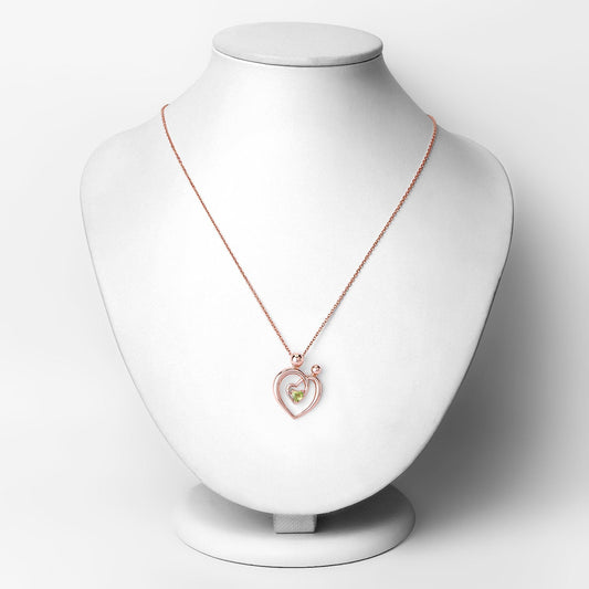 0.25 Carat Genuine Peridot .925 Sterling Silver Pendant Bids.com