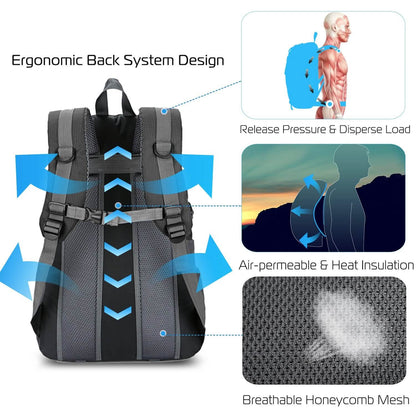36L Outdoor Backpack Waterproof Travel Knapsack DailySale