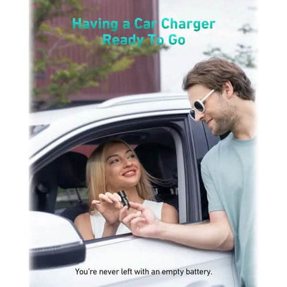 AUKEY 36W LED Car Charger CC-Y18S Dual USB-C/USB-A DailySale