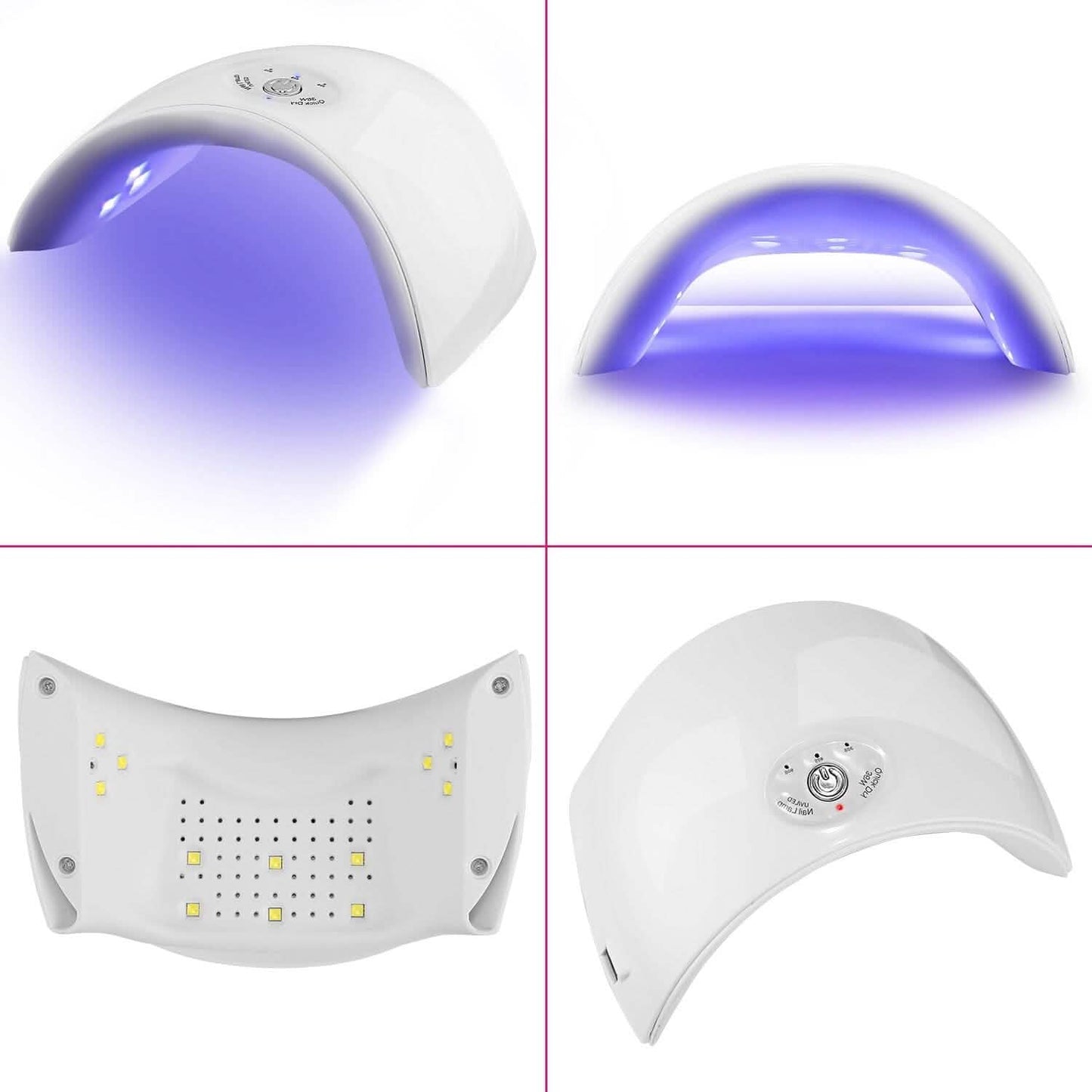 36W UV LED Lamp Nail Gel Dryer 12 LED Sensor Gel Curing Machine DailySale