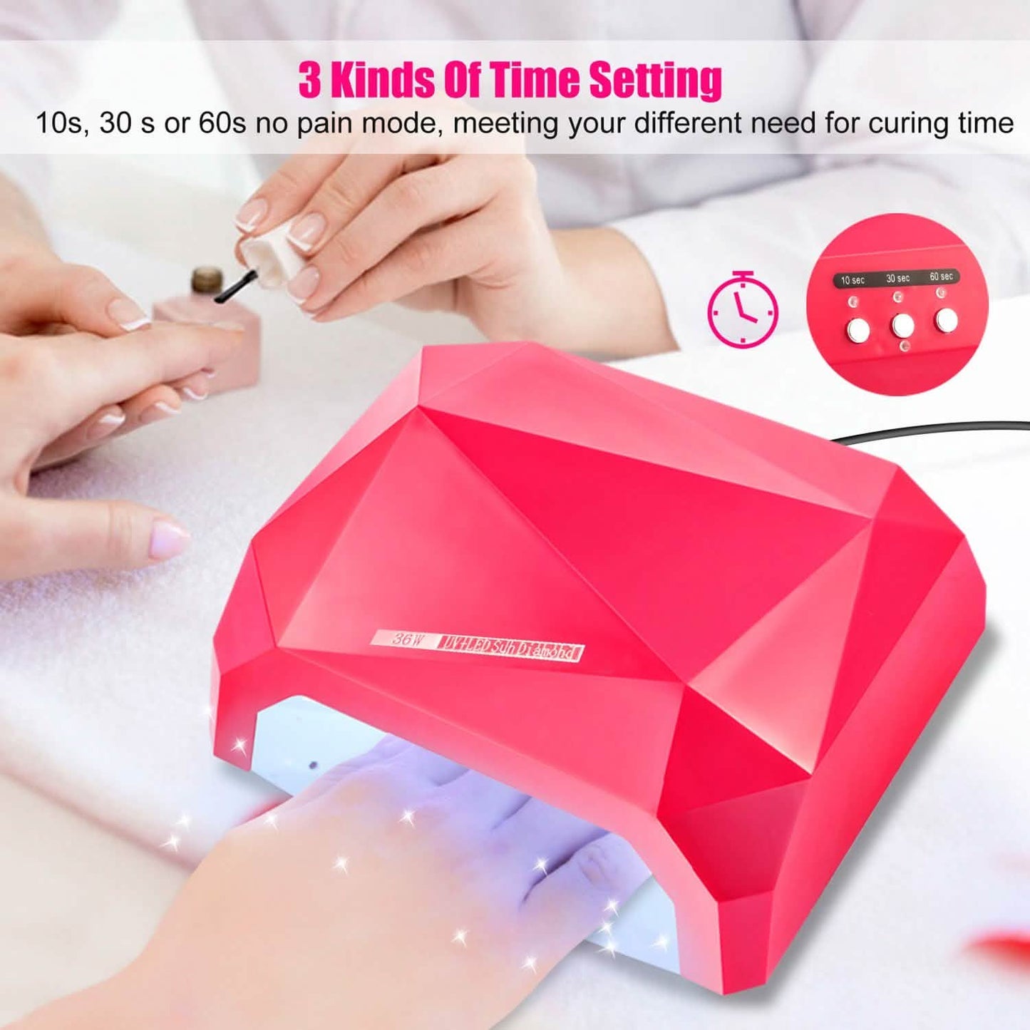 36W UV LED Lamp Nail Polish Dryer DailySale
