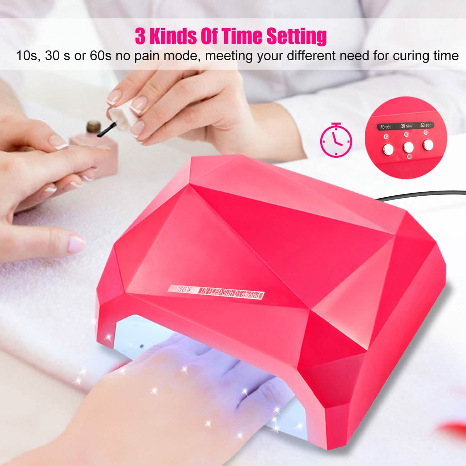 36W UV LED Lamp Nail Polish Dryer DailySale