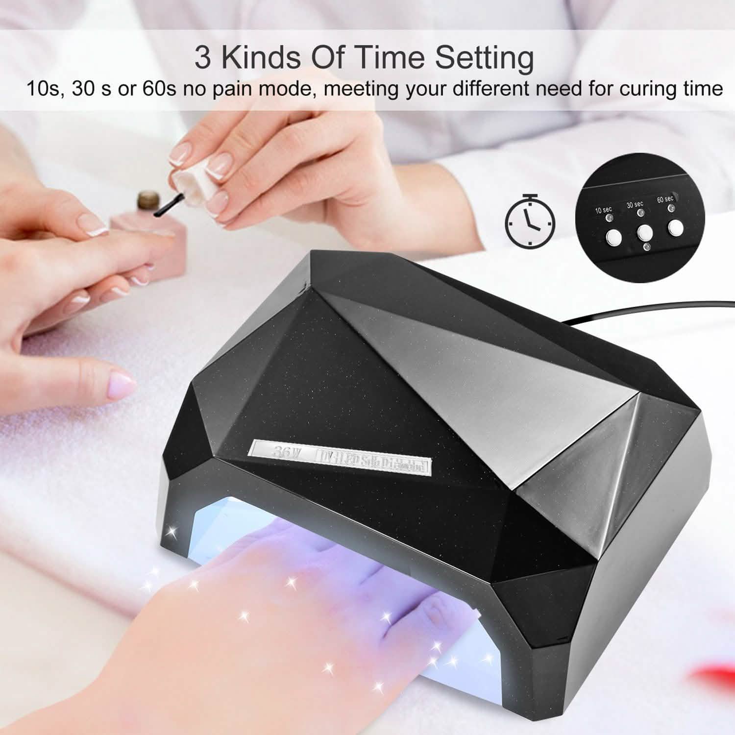 36W UV LED Lamp Nail Polish Dryer DailySale