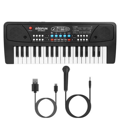 37 Keys Digital Music Electronic Keyboard Instrument with Microphone DailySale