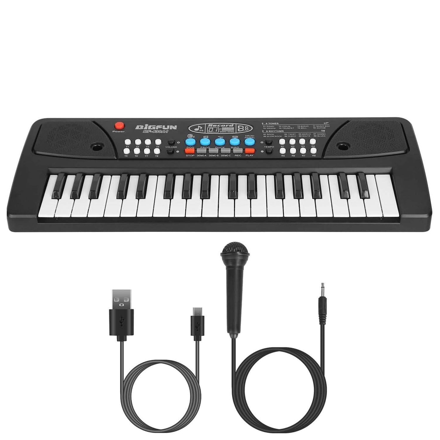 37 Keys Digital Music Electronic Keyboard Instrument with Microphone DailySale