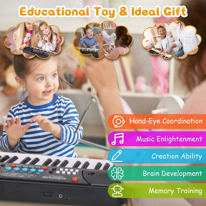 37 Keys Digital Music Electronic Keyboard Instrument with Microphone DailySale