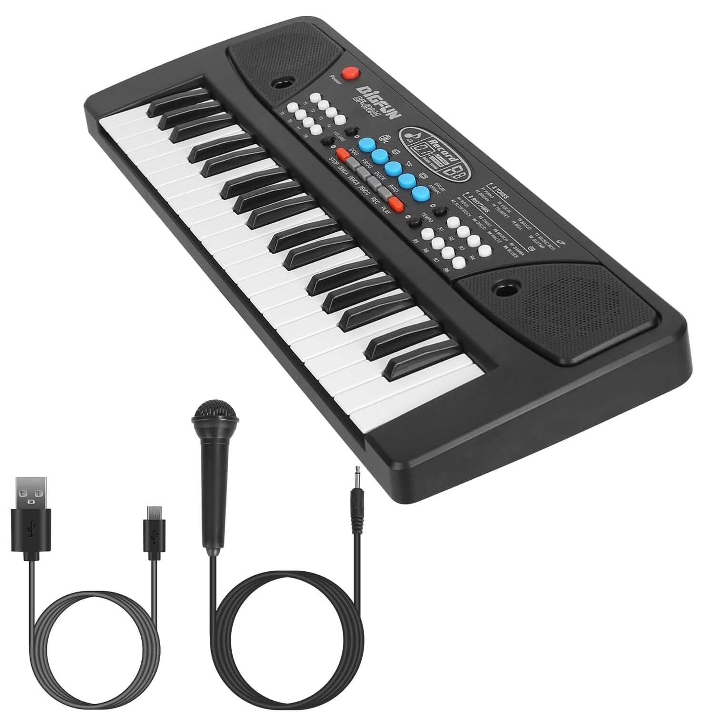 37 Keys Digital Music Electronic Keyboard Instrument with Microphone DailySale