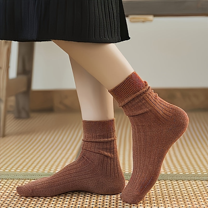 10-Pack: Soft Comfortable Tube Socks – Solid Colors, All-Season DailySale