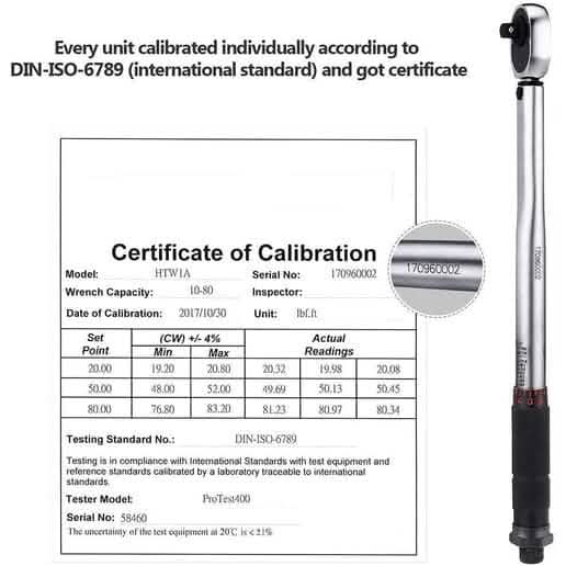 3/8 Drive Click Torque Wrench Set-HTW1A DailySale