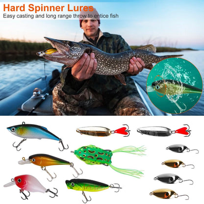 383-Piece: Fishing Lures Tackle Box DailySale