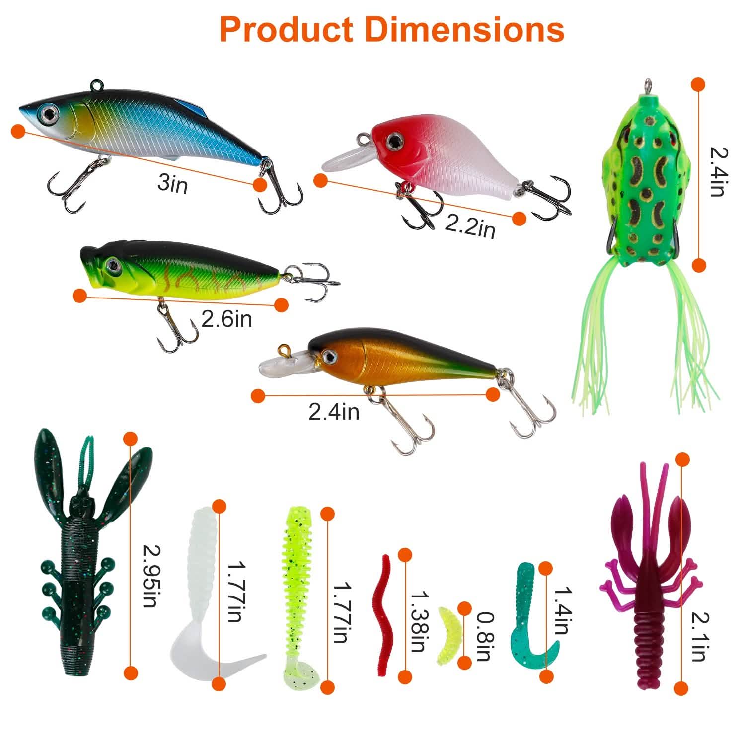 383-Piece: Fishing Lures Tackle Box DailySale
