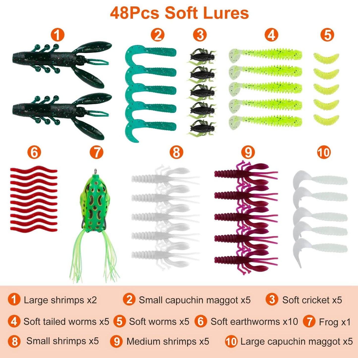 383-Piece: Fishing Lures Tackle Box DailySale