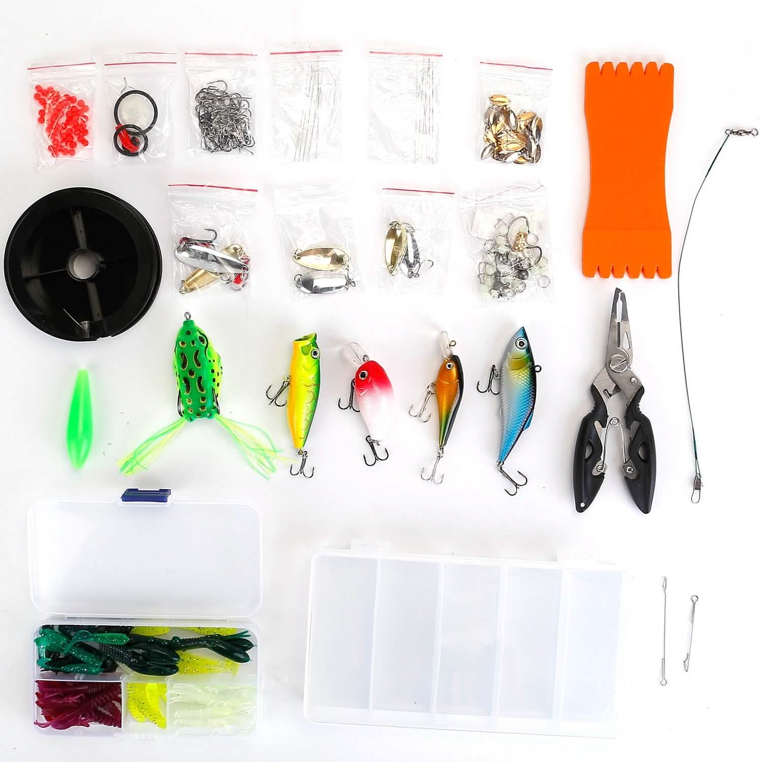 383-Piece: Fishing Lures Tackle Box DailySale