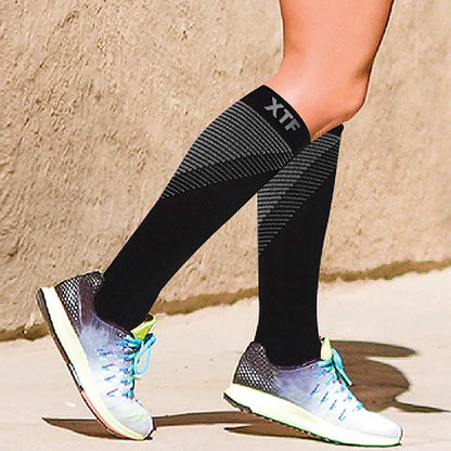 12-Pairs: Athletic Graduated Knee-High Compression Socks DailySale