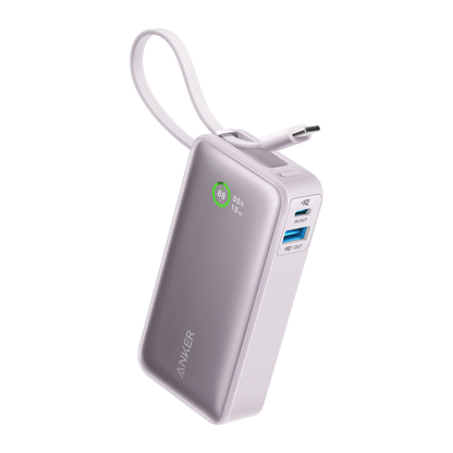 Anker Nano Power Bank (30W, Built-In USB-C Cable) Anker