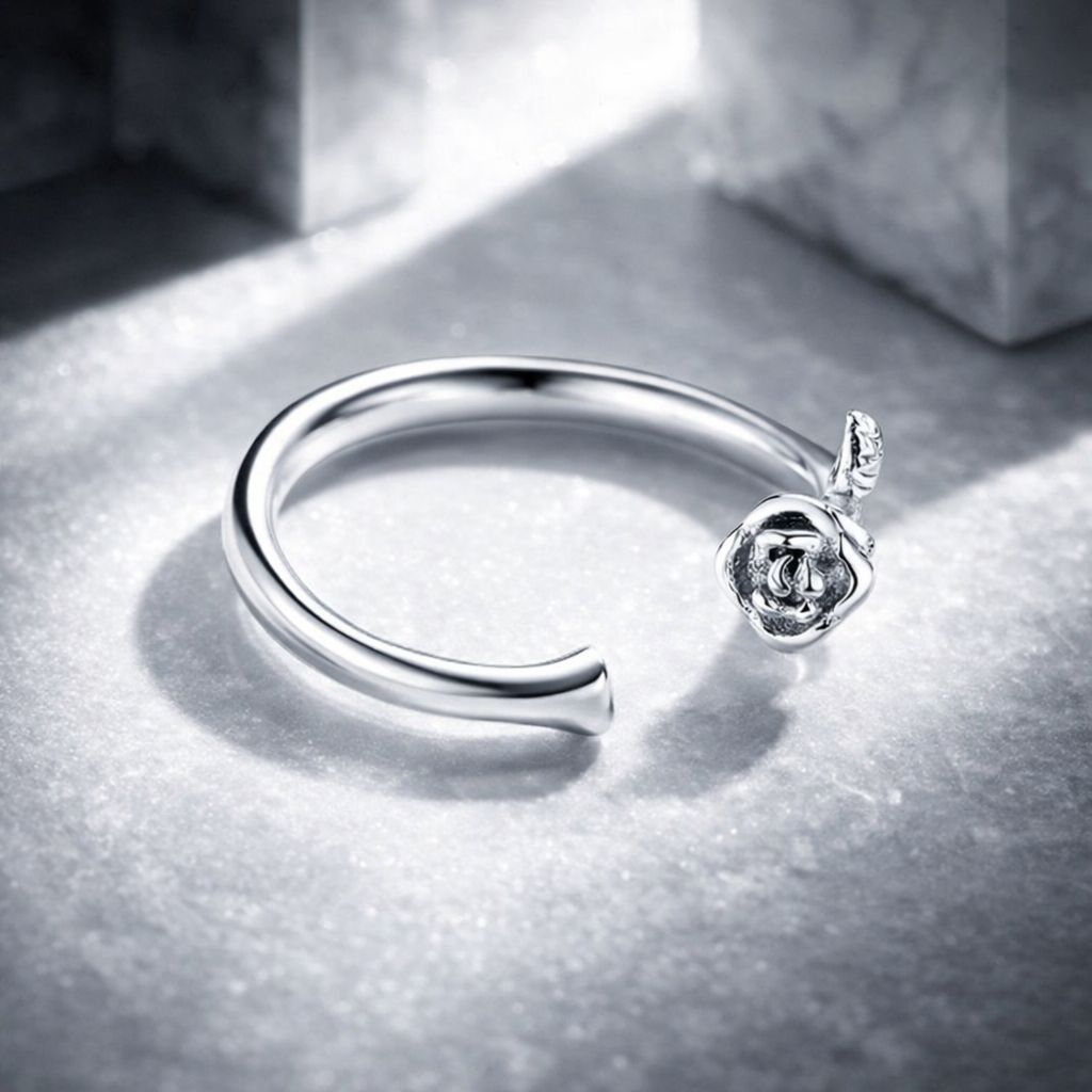 S925 Sterling Silver Plated Platinum Ring for Women Bids.com