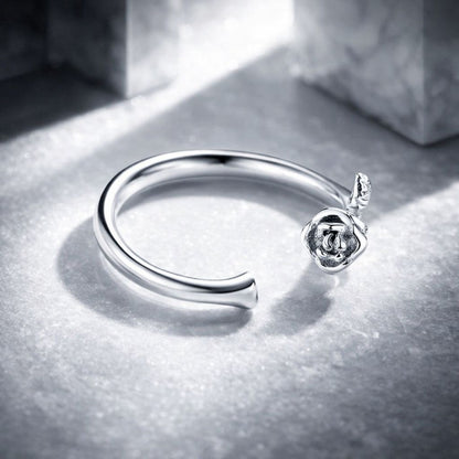 S925 Sterling Silver Plated Platinum Ring for Women Bids.com
