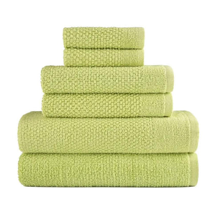 6-Piece: Dan River Popcorn Cotton Bath Towel Set DailySale