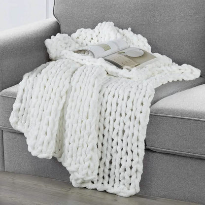 50" X 60" Kathy Ireland Chunky Chenille Plush Throw DailySale