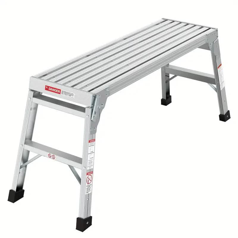 Portable Bench Folding Ladder Stool with Non-Slip Design DailySale