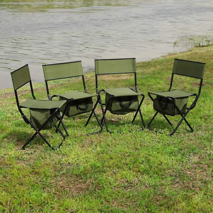 4-Piece: Folding Outdoor Chair with Storage Bag DailySale