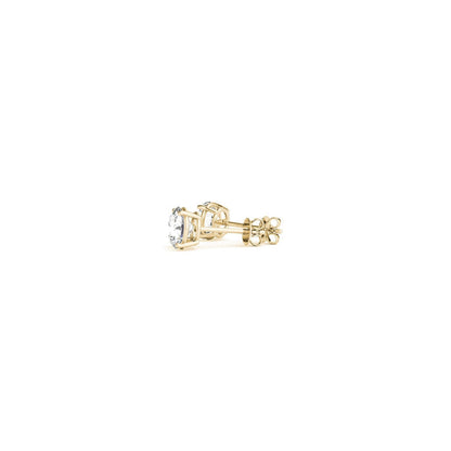 1/2 cttw Lab Grown Round Diamond Stud Earrings 14k Yellow Gold (G/VS2) Bids.com