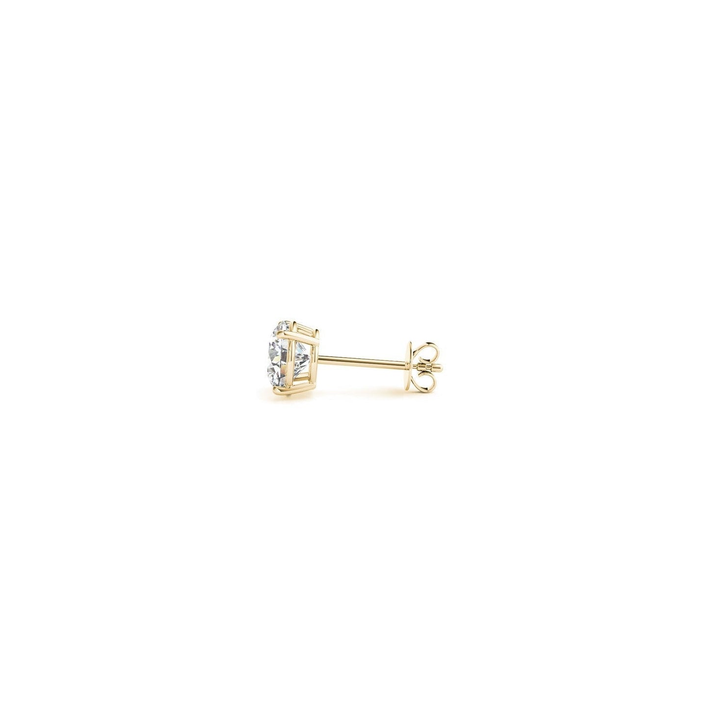 1/2 cttw Lab Grown Round Diamond Stud Earrings 14k Yellow Gold (G/VS2) Bids.com