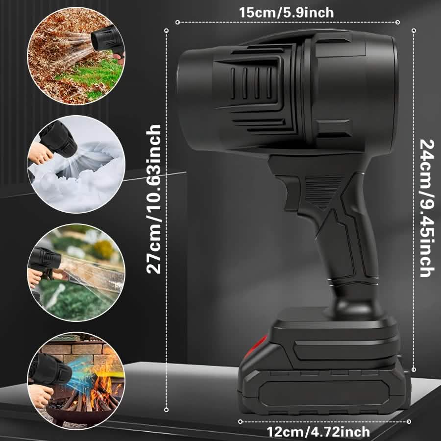 Turbo Jet Handheld Cordless Blower for Leaves, Dust & Car Drying DailySale