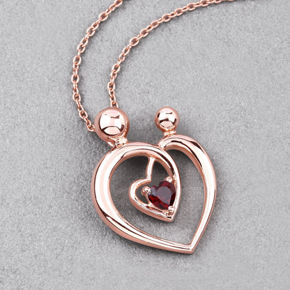 0.32 Carat Genuine Garnet .925 Sterling Silver Pendant Bids.com