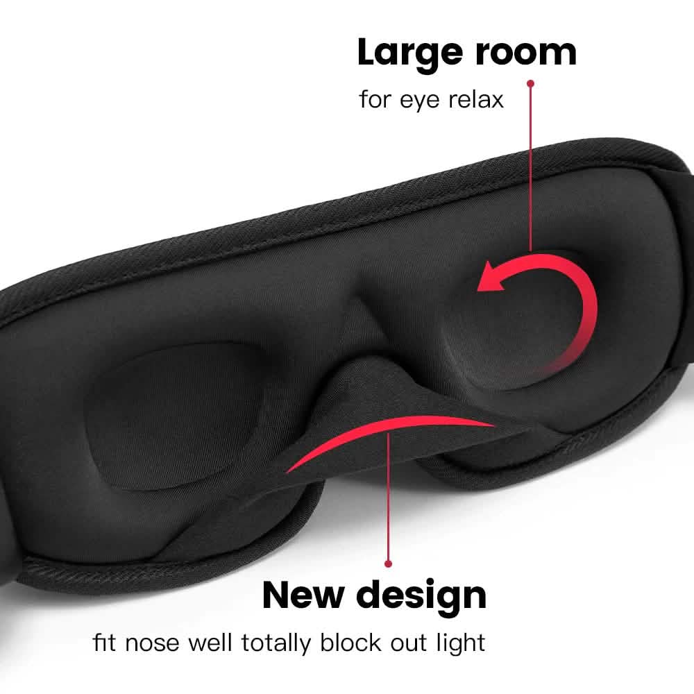 3D Block Out Light Soft Padded Sleeping Mask DailySale