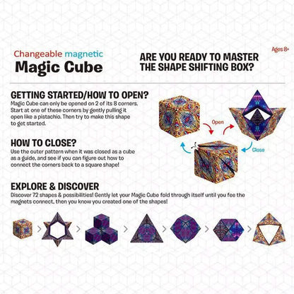 3D Changeable Magnetic Magic Puzzle Cube DailySale