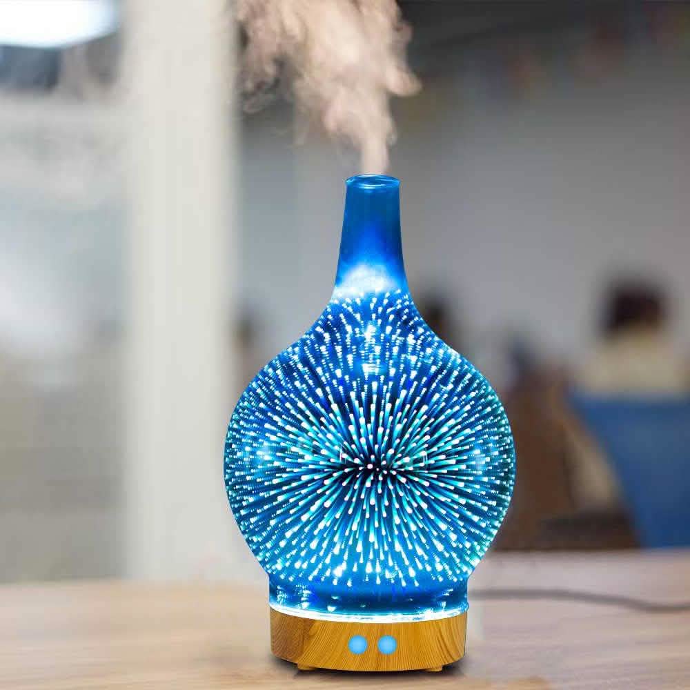 3D Changing Led Lights Aromatherapy Essential Oil Diffuser DailySale