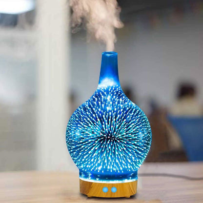 3D Changing Led Lights Aromatherapy Essential Oil Diffuser DailySale