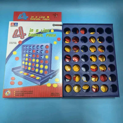 3D Classic A Row Chess, Foldable Board Line Up 4 Game DailySale
