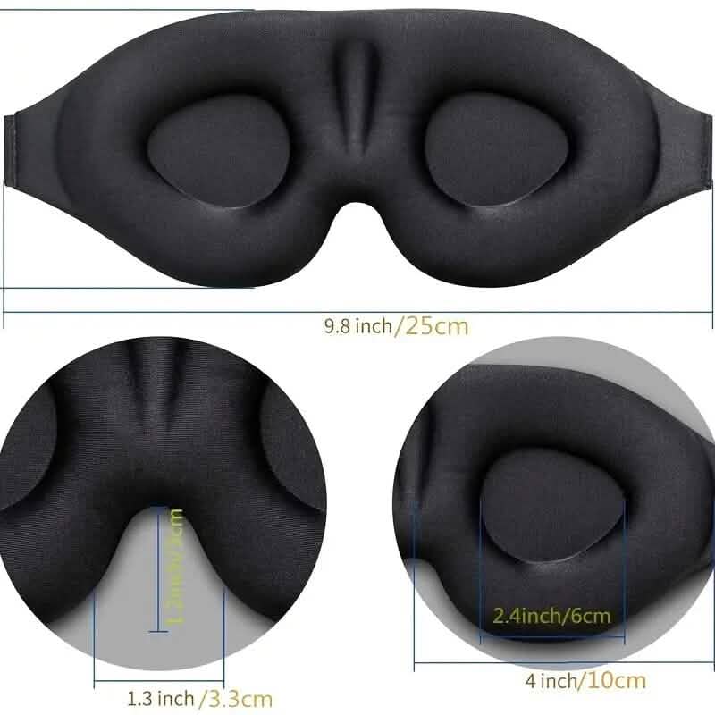 3D Contoured Cup Sleeping Mask and Blindfold DailySale