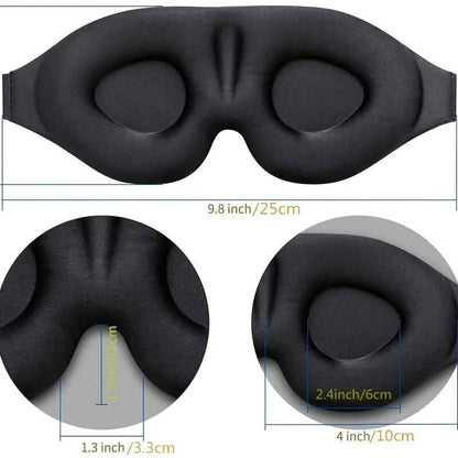 3D Contoured Cup Sleeping Mask and Blindfold DailySale