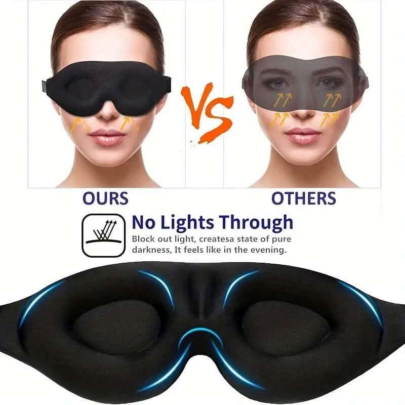 3D Contoured Cup Sleeping Mask and Blindfold DailySale