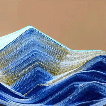 3D Deep Sea Moving Sand Art, Relaxing Kinetic Sandscape Art Table Desktop Decor DailySale